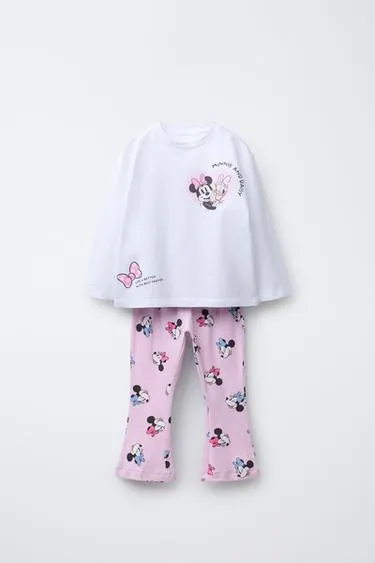2-6 лет/пижама с принтом MINNIE MOUSE © DISNEY