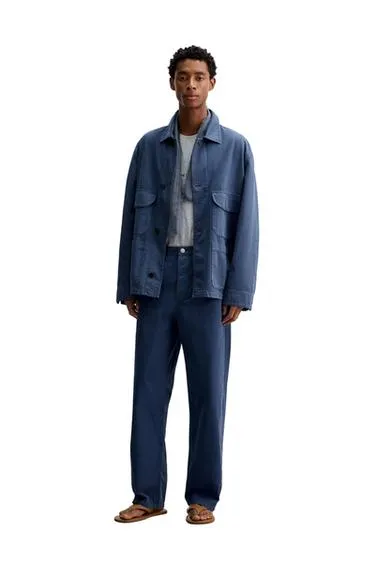 Выстиранные брюки STRAIGHT FIT