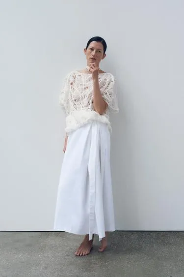 Юбка миди асимметричного кроя — ZW COLLECTION