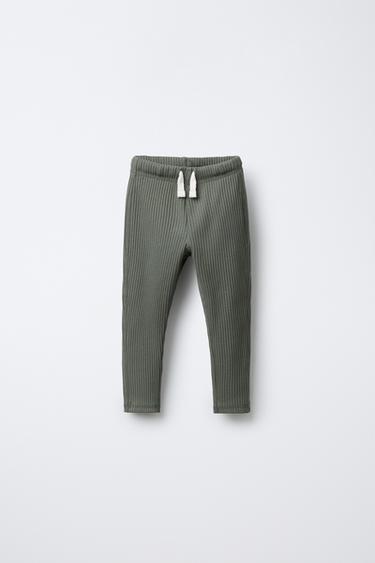 Zara Легинсы в рубчик с этикеткой купить с доставкой.