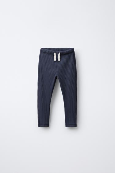 Zara Легинсы в рубчик с этикеткой купить с доставкой.