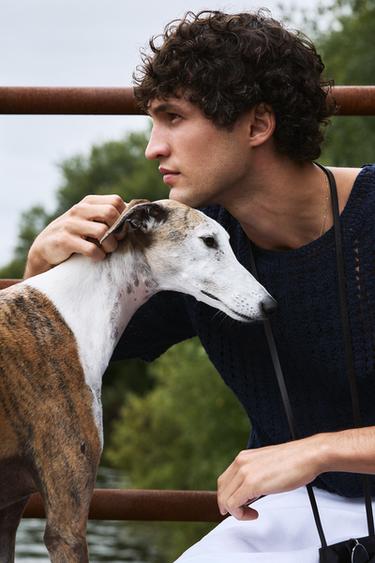 Zara Футболка из кружева кроше