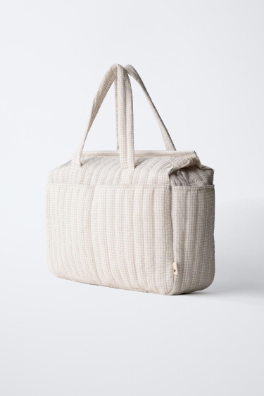 Zara Сумка для беременных в клетку