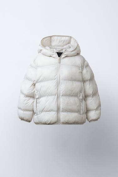 Zara Ультралегкая стеганая куртка с капюшоном купить с доставкой.