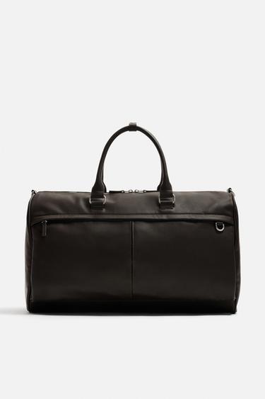 Zara Дорожная сумка из рельефной ткани купить с доставкой.