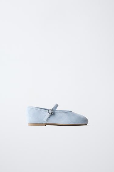 Zara Кожаные балетки