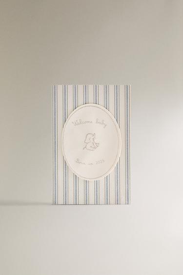 Zara Открытка WELCOME BABY ELEPHANT