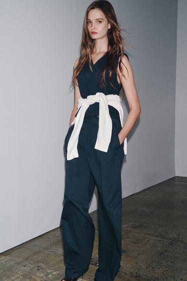 Zara Двубортный жилет — ZW COLLECTION