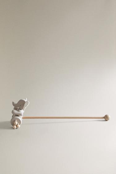 Zara Деревянная игрушка-пирамидка в виде слона для детей