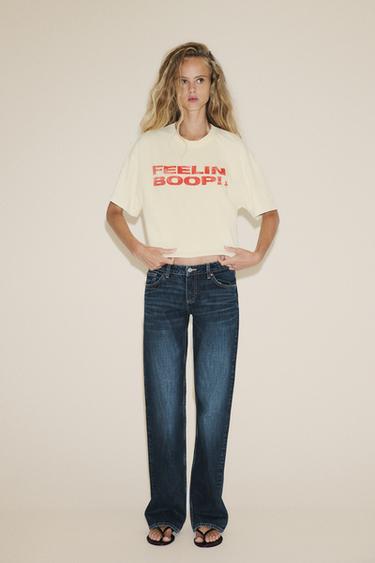 Zara Футболка BETTY BOOP® с эффектом потертости