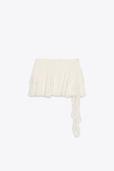 Zara Юбка-шорты с обоPками