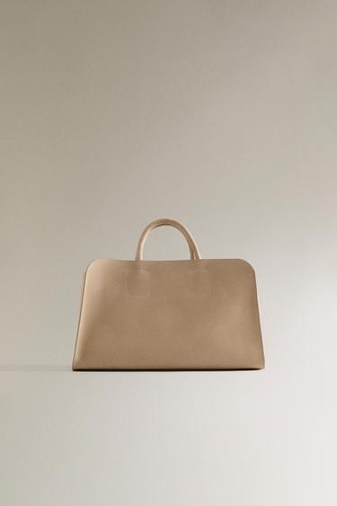 Zara Сумка мини из нубука купить с доставкой.