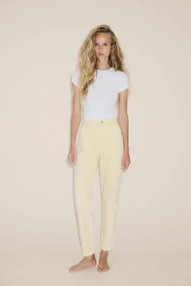 Джинсы TRF MOM FIT с высокой посадкой