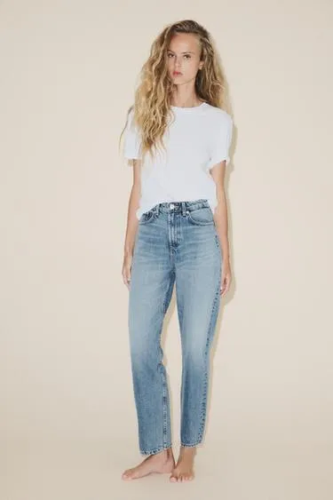 Джинсы TRF MOM FIT с высокой посадкой