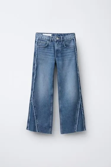 Джинсы BOOTCUT с бахромой
