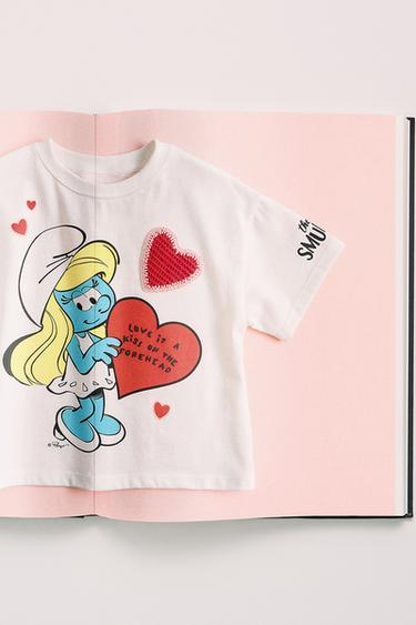 Zara Футболка с принтом THE SMURFS ™ купить с доставкой.