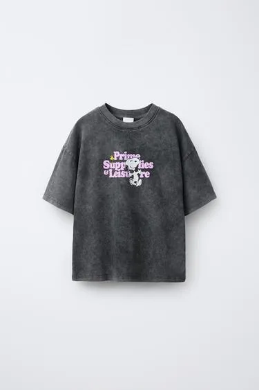 Футболка с рельефным принтом SNOOPY ™