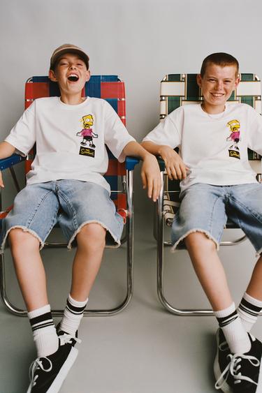 Zara Футболка с граффити BART THE SIMPSONS ™ MATT GROENING