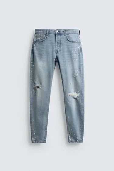 Джинсы SKINNY FIT с разрезами