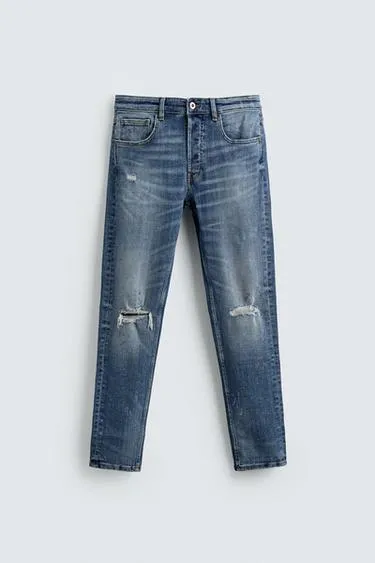 Джинсы SKINNY FIT с разрезами