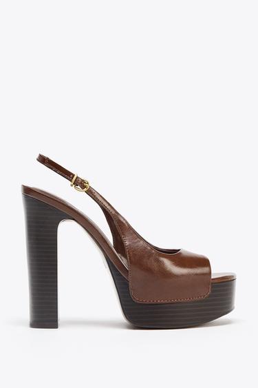 Zara Босоножки на платформе