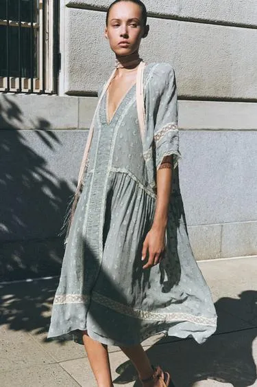 Романтичное платье миди — ZW COLLECTION