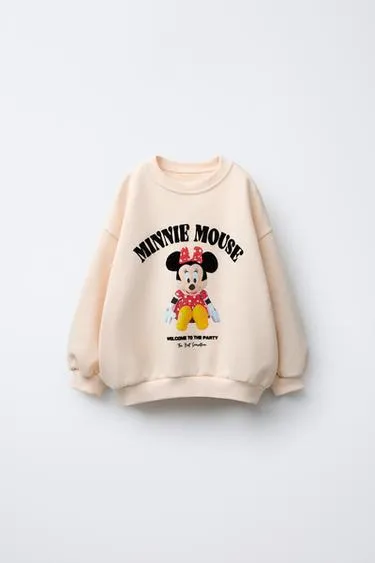 Толстовка с рельефным принтом MINNIE MOUSE © DISNEY