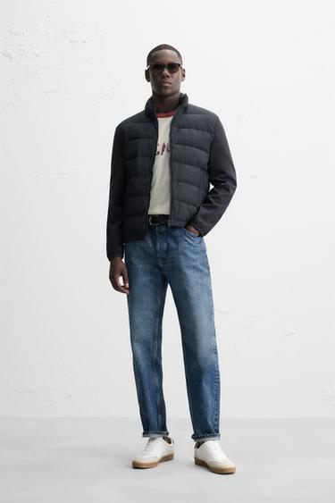 Zara Однотонная стеганая куртка купить с доставкой.