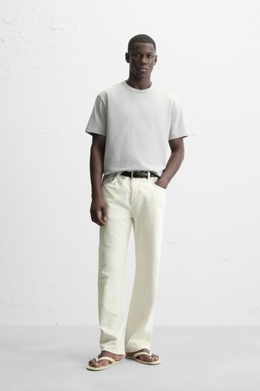 Zara Майка из плотного рубчика