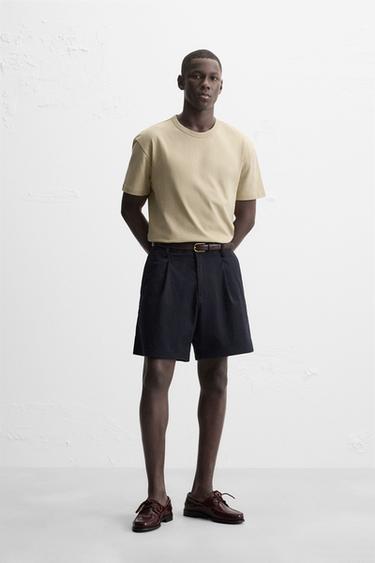 Zara Майка из плотного рубчика