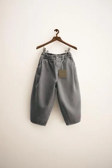 ZARA TIMELESS - брюки-баллоны из твила с шерстью