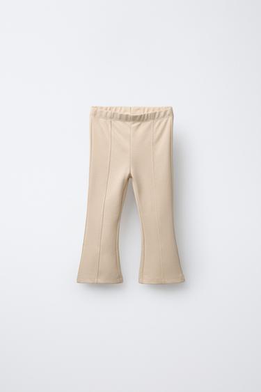 Zara Леггинсы FLARE из ткани рома