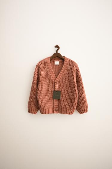 Zara ZARA TIMELESS — кардиган крупной вязки купить с доставкой.