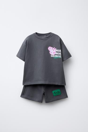 Zara Комплект для бега с принтом GEORGE PEPPA PIG ™ купить с доставкой.