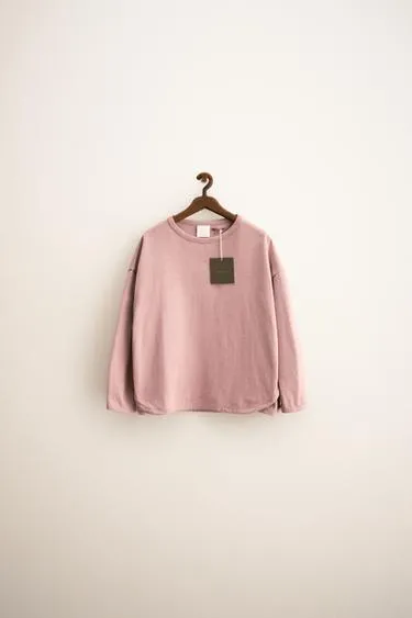 ZARA TIMELESS - однотонная футболка с оделкой