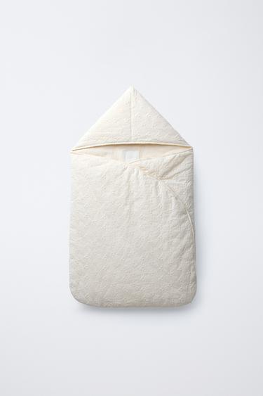 Zara Конверт для новорожденного с вышивкой в виде цветов