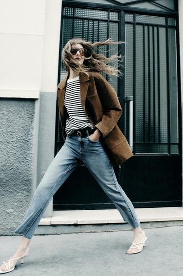 Zara Джинсы Z.02 STRAIGHT ANKLE HIGH-WAIST купить с доставкой.