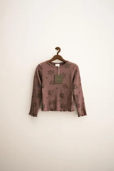 ZARA TIMELESS - футболка с цветочным принтом