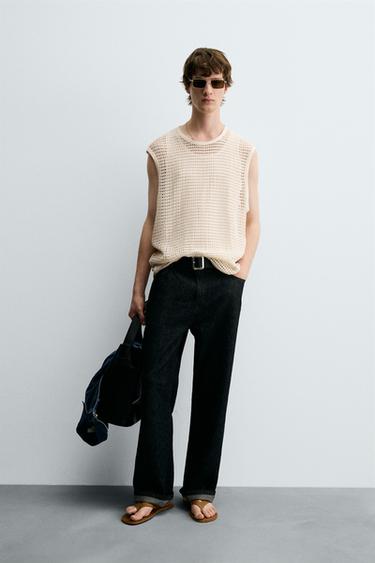 Zara Топ из кружева кроше