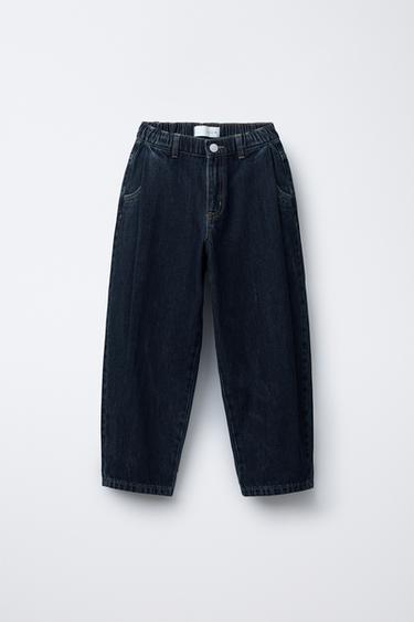 Zara Джинсовые брюки BALLOON со складками
