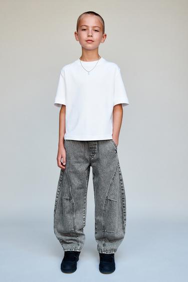 Zara Джинсовые брюки BARREL купить с доставкой.