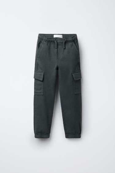 Zara Мягкие брюки-карго в стиле джоггеров купить с доставкой.