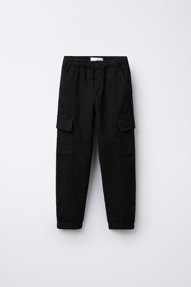 Zara Мягкие брюки-карго в стиле джоггеров купить с доставкой.