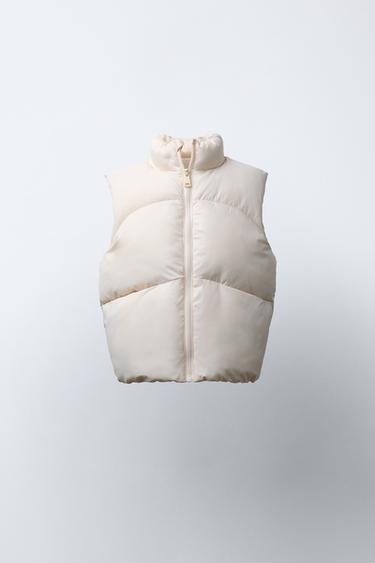 Zara Стеганый жилет WATER REPELLENT