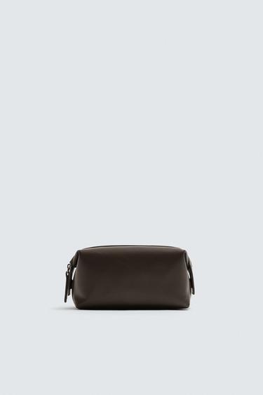 Zara Кожаная косметичка