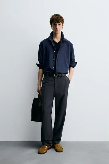 Струящиеся брюки STRAIGHT FIT