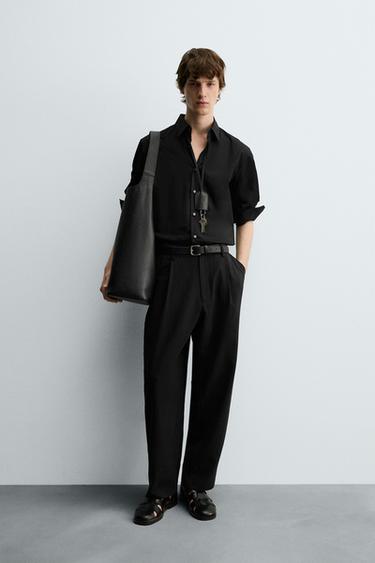 Zara Струящиеся брюки со складками