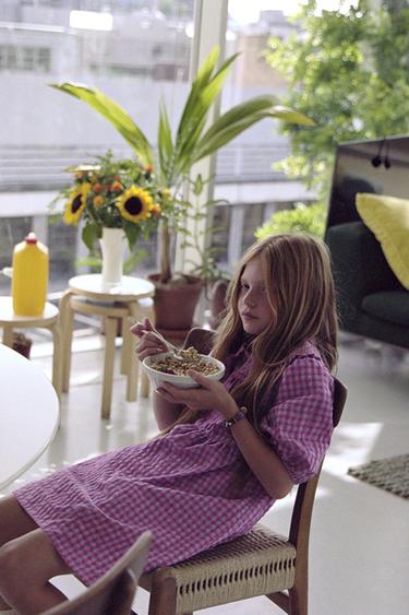 Zara Платье в клетку виши