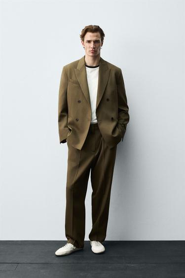 Zara Костюмный двубортный блейзер LIMITED EDITION купить с доставкой.