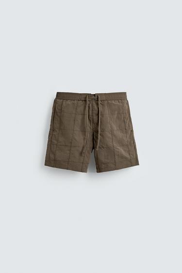 Zara Длинные плавки в стиле пэчворк купить с доставкой.